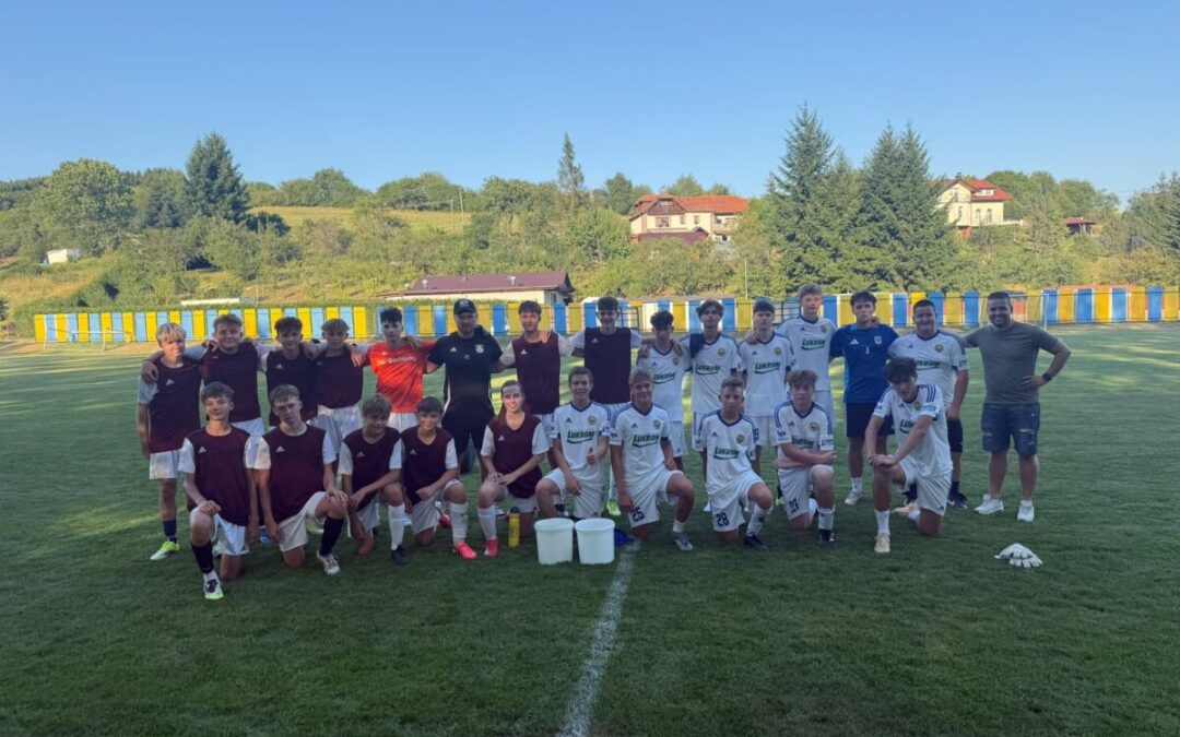 Dorostenci FK Luhačovice po přípravném utkání
